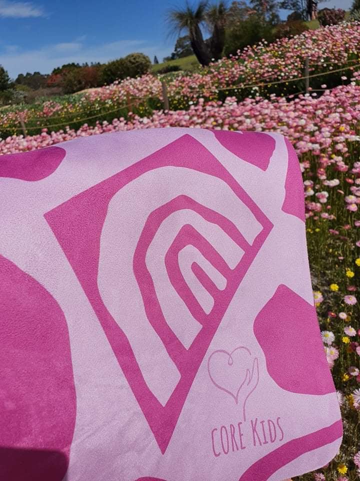 Love and Rainbows Kasey Rainbow child yoga mat