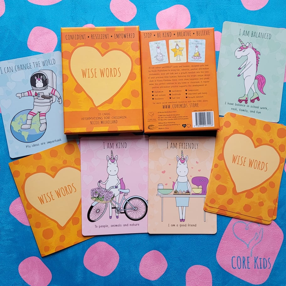 Wise Words affirmation cards