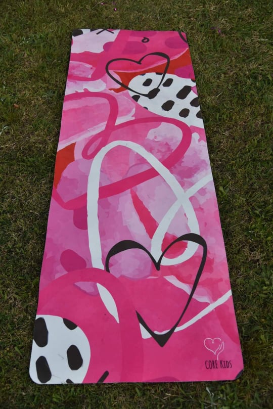 Ash in Wonderland x CORE Kids Queen of Hearts adult yoga mat