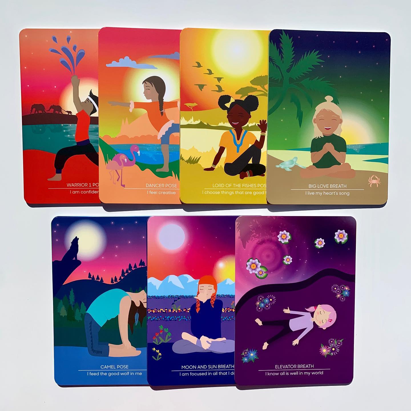 My Yoga Playground Rainbow Chakra Cards