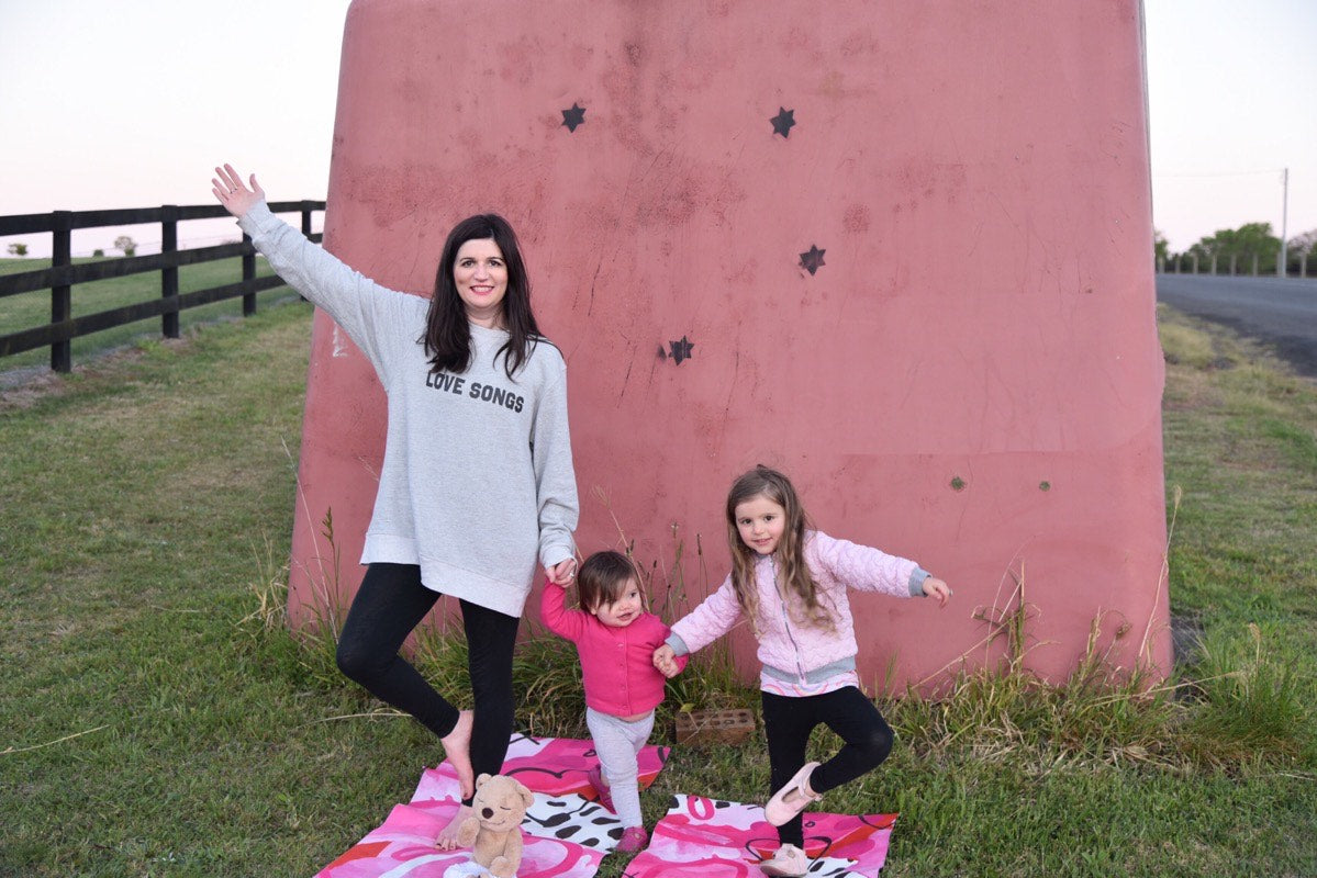 Ash in Wonderland x CORE Kids Queen of Hearts child yoga mat