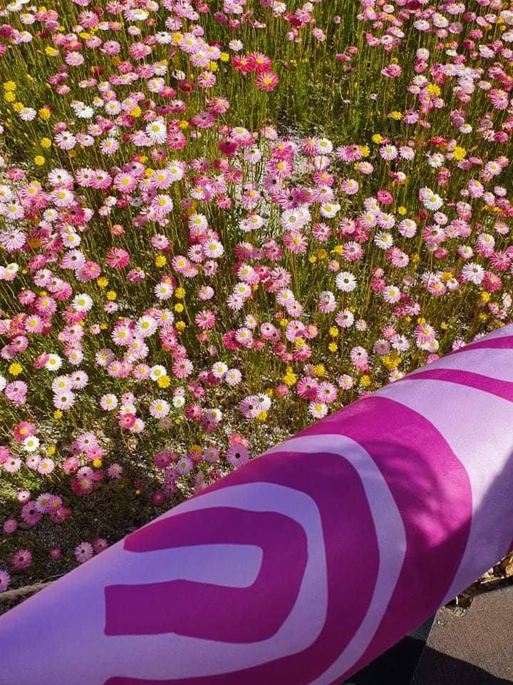 love and rainbows Kasey Rainbow yoga mat