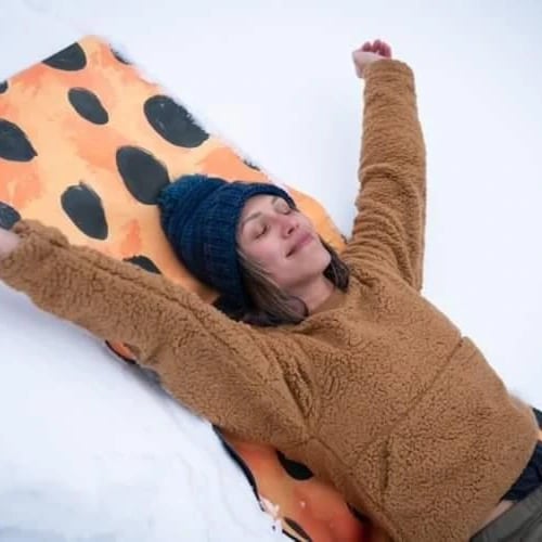 CORE Kids x Kasey Rainbow leopard adult yoga mat