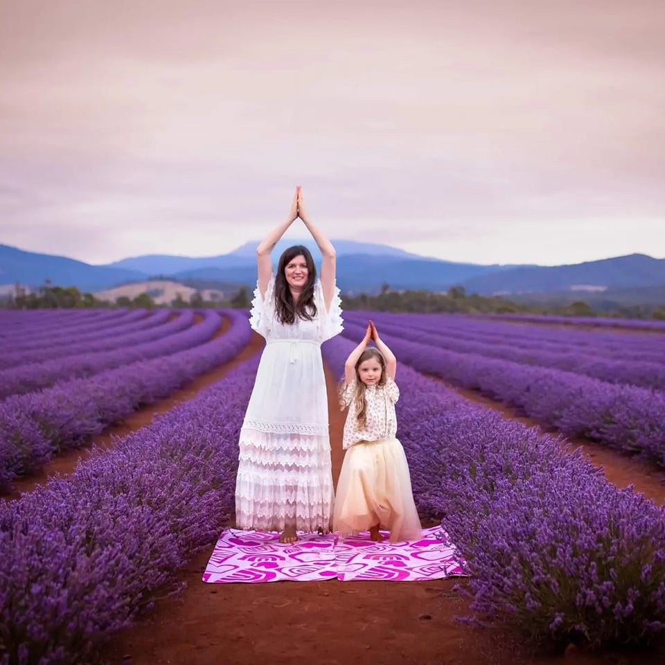 CORE Kids x Kasey Rainbow adult yoga mat Love & Rainbows