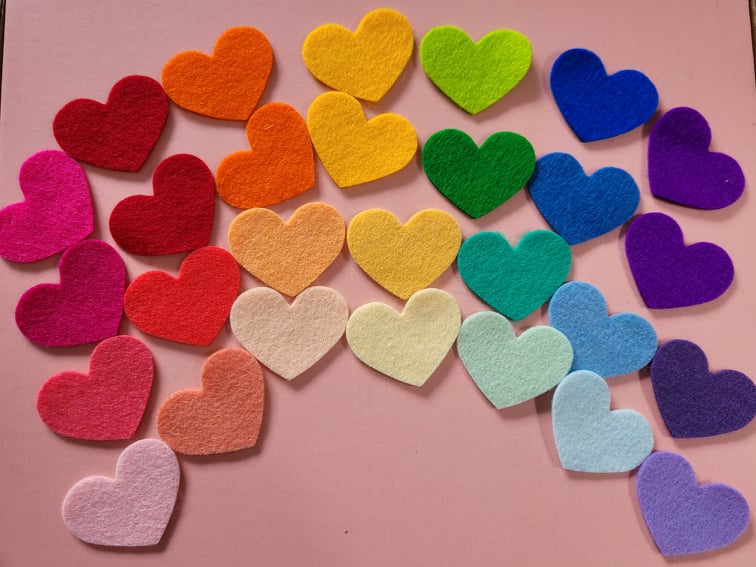 Lunchbox love - hearts